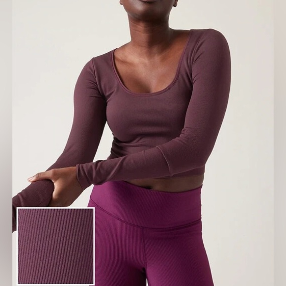 Athleta Aurora Seamless Longsleeve Top